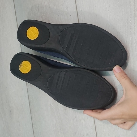 Fitflop Womens Comfort Leather Wedge Mary Jane Clogs shoes sz 7 - Picture 9 of 11